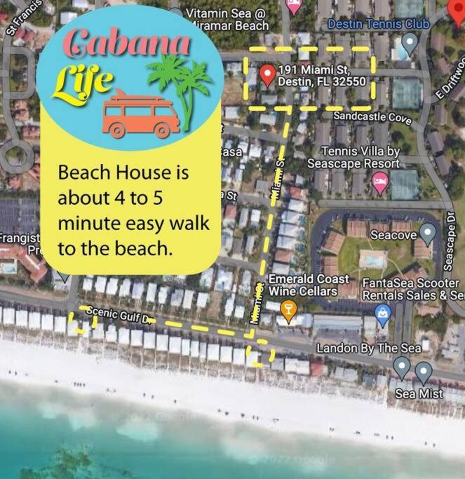 דסטין Private Beach Access, Fenced Yard & Pet Friendly, Pool, Cabana Life Beach House מראה חיצוני תמונה